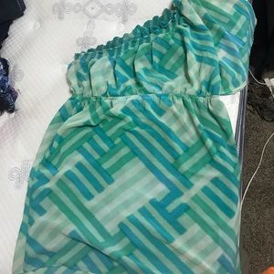 Large forever 21 one sleeve mini dress